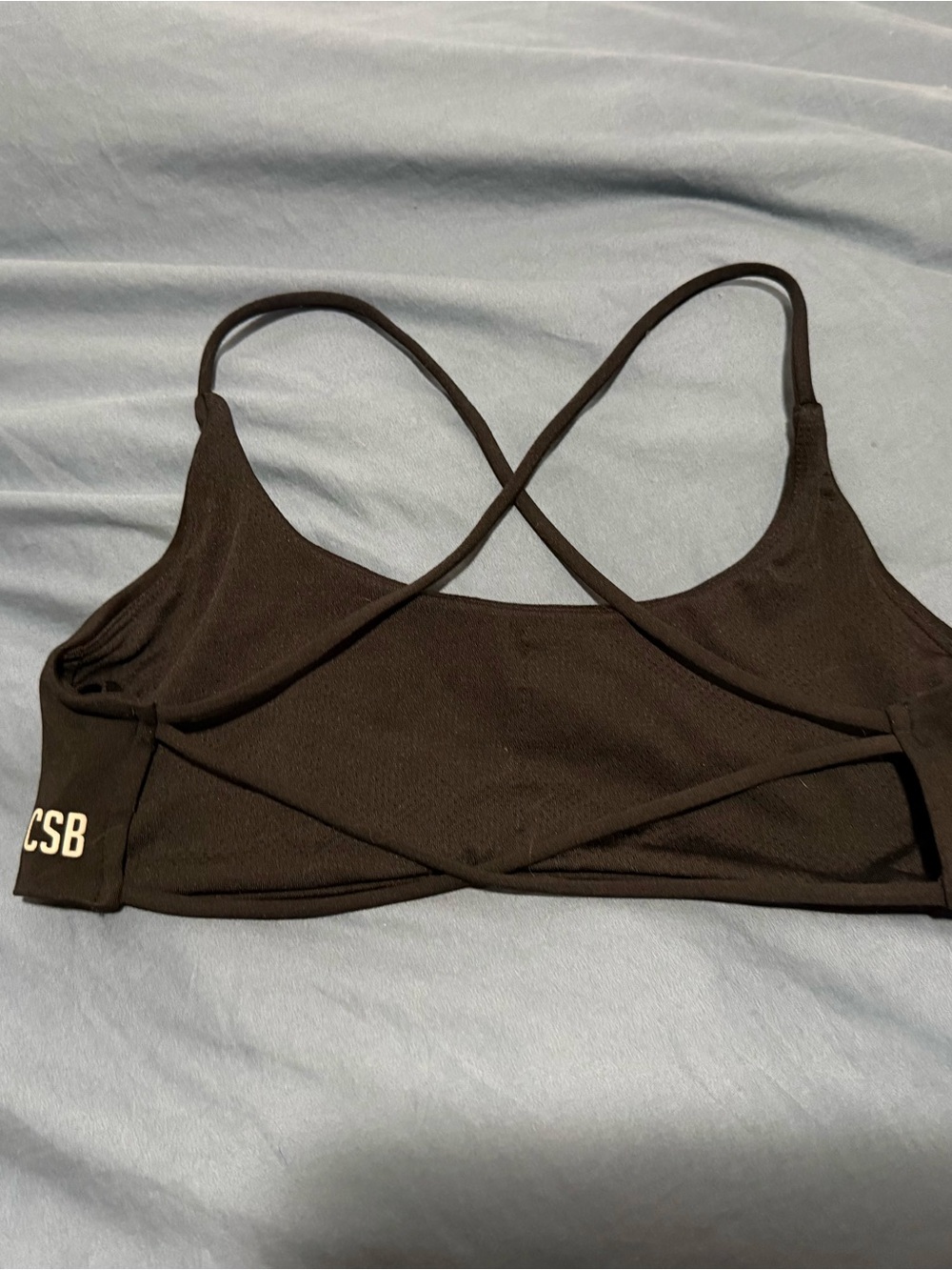 Cross-Back Black CSB sports bra